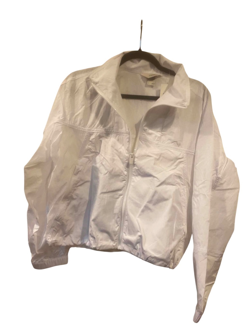 NWT Vuori Court Full Zip Size Small WHITE
